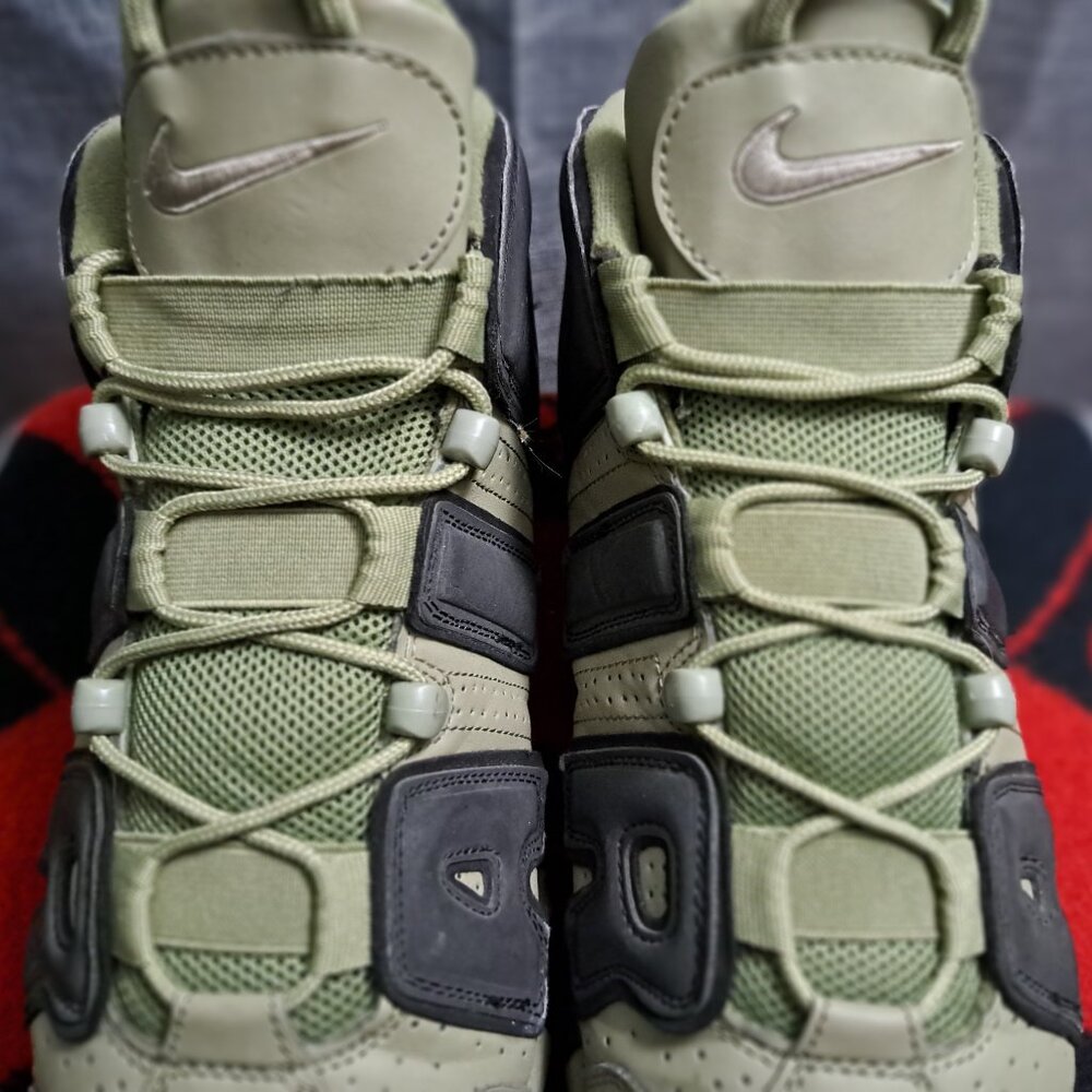 %SIZE 12 NIKE AIR MORE UPTEMPO DARK STUCCO/921948-007 MEN A 12 - Picture 10 of 14